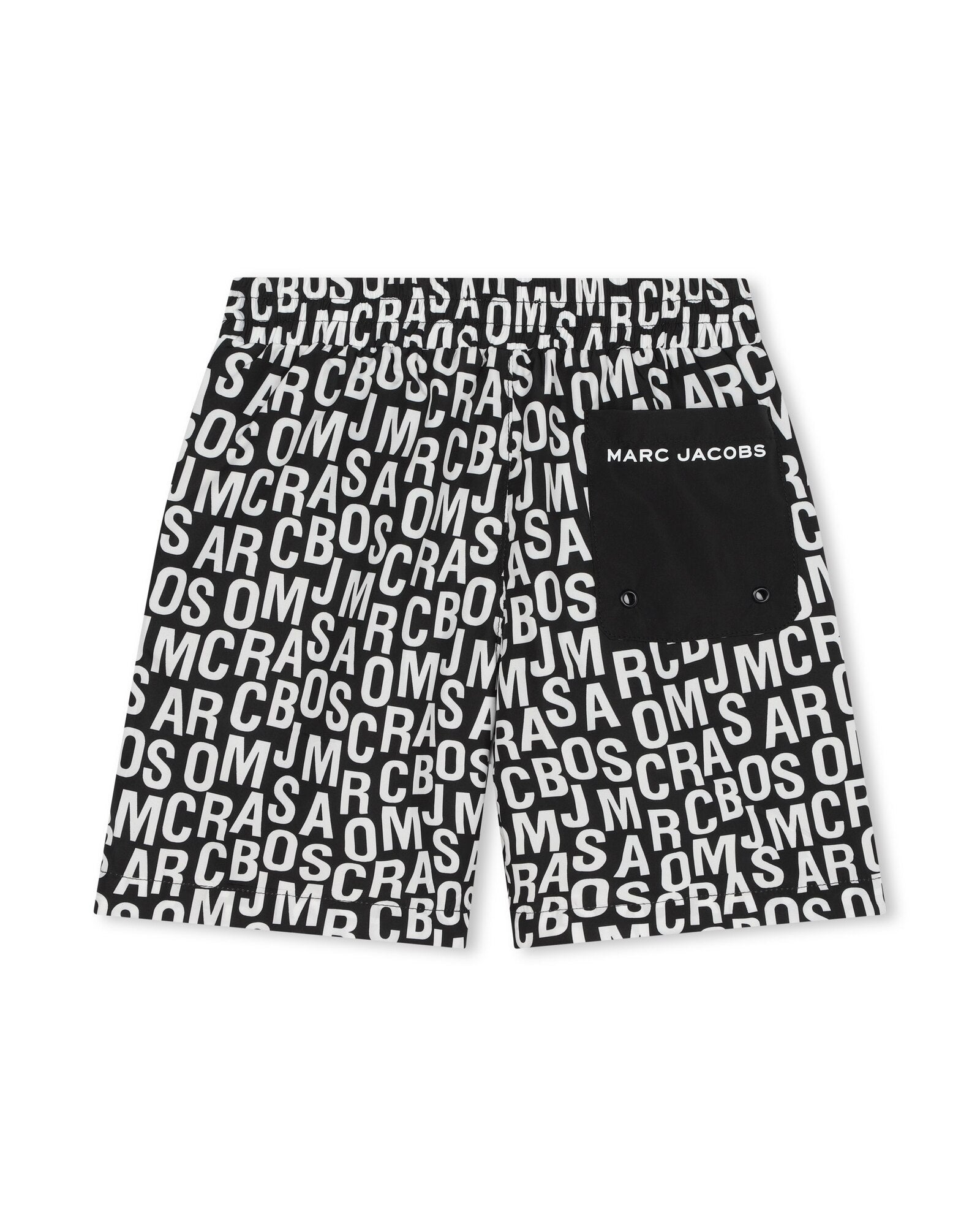 Short à imprimé monogramme - Black