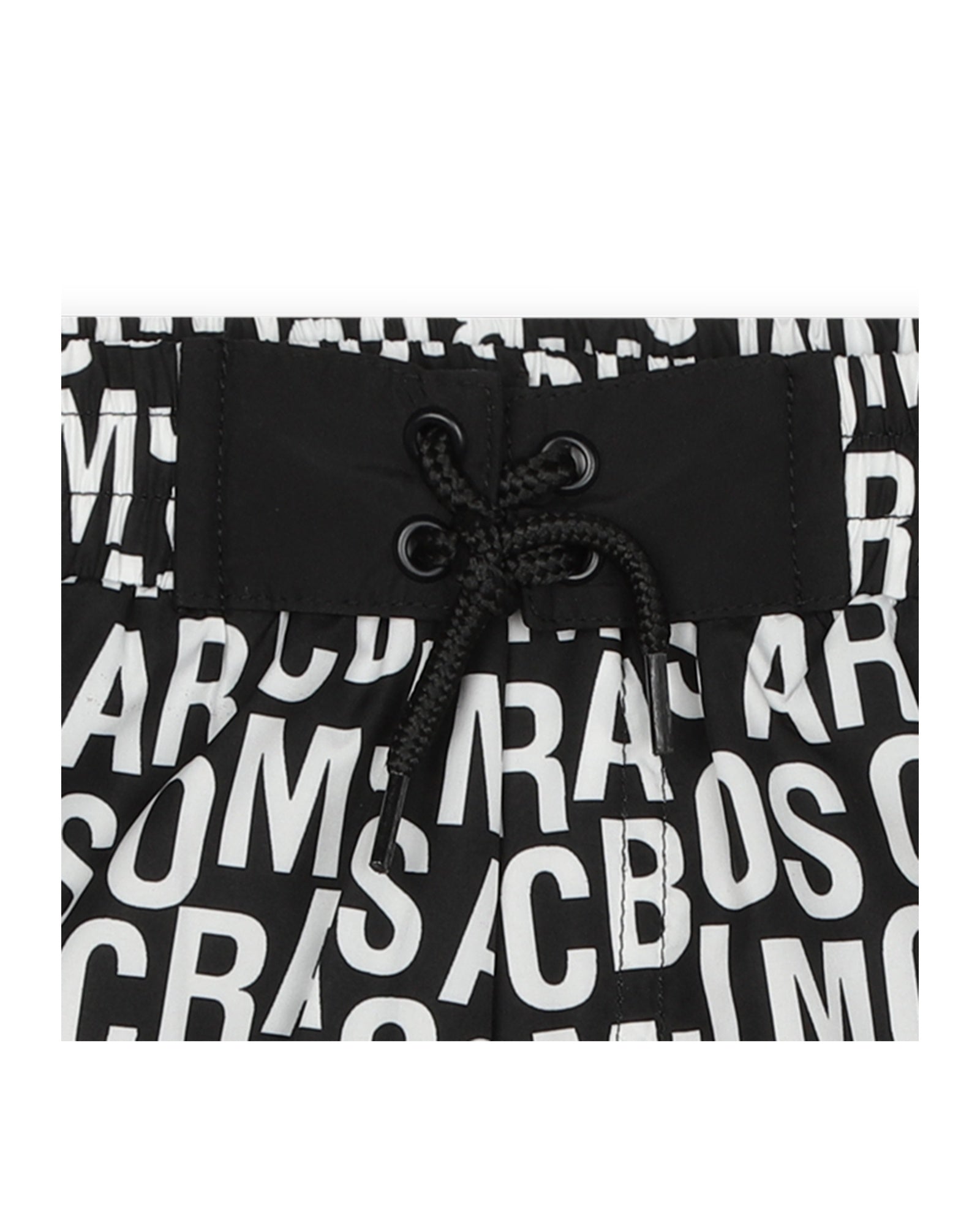 Short à imprimé monogramme - Black