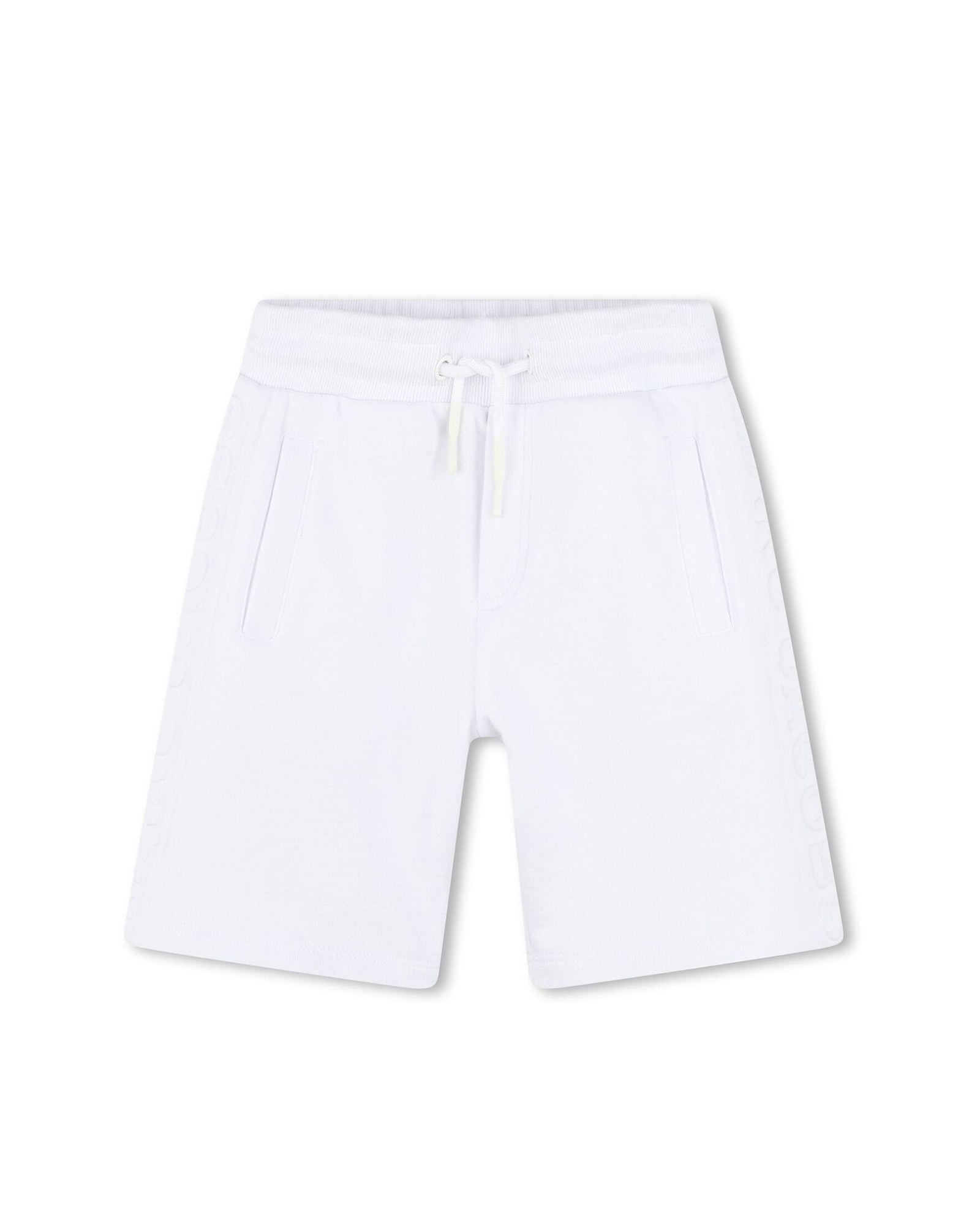 Bermuda en molleton - Blanc