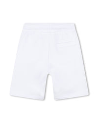 Fleece Bermuda shorts - White