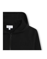 Cardigan de jogging à capuche - Black