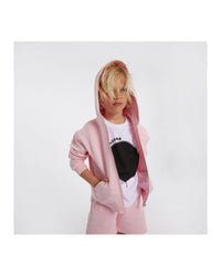 Cardigan de jogging à capuche - Hortensia