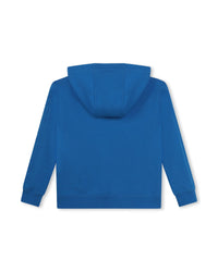 Cardigan de jogging à capuche en coton - Bright Blue