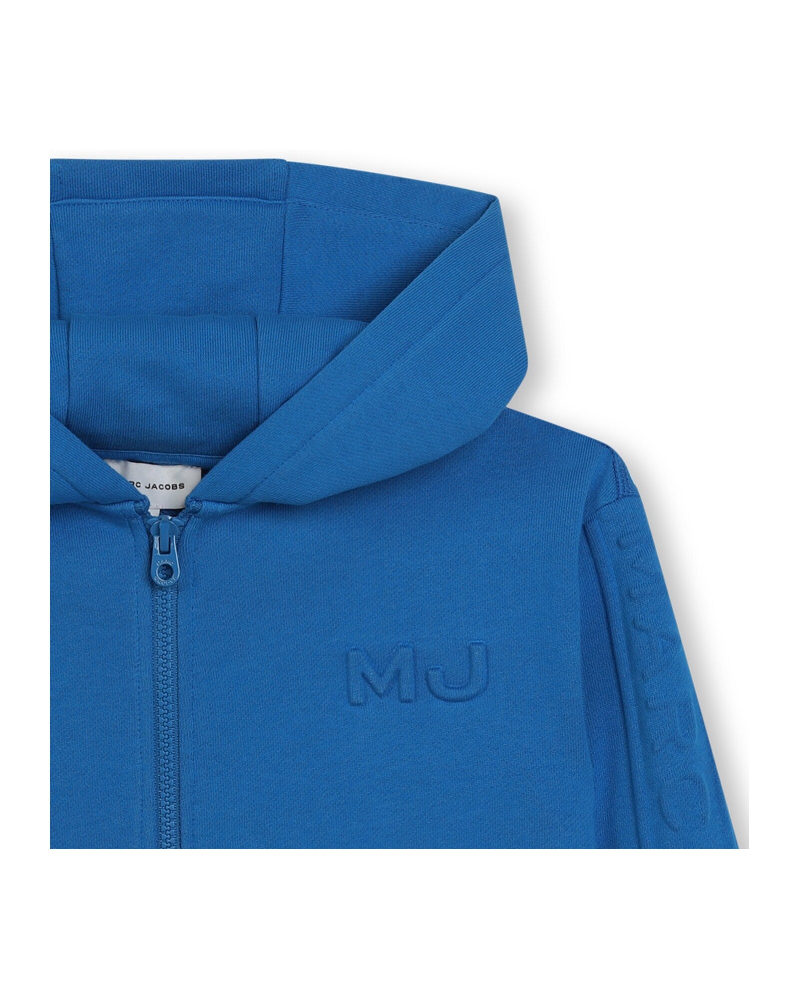 Cardigan de jogging à capuche en coton - Bright Blue