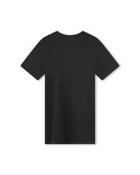 Robe à illustrations trompe l'œil en coton - Black