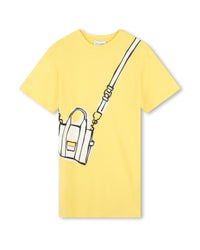 Robe à illustration trompe l'œil - Medium Yellow