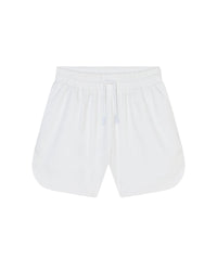 Short à impirmé monogramme - Blanc