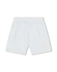 Short à impirmé monogramme - Blanc