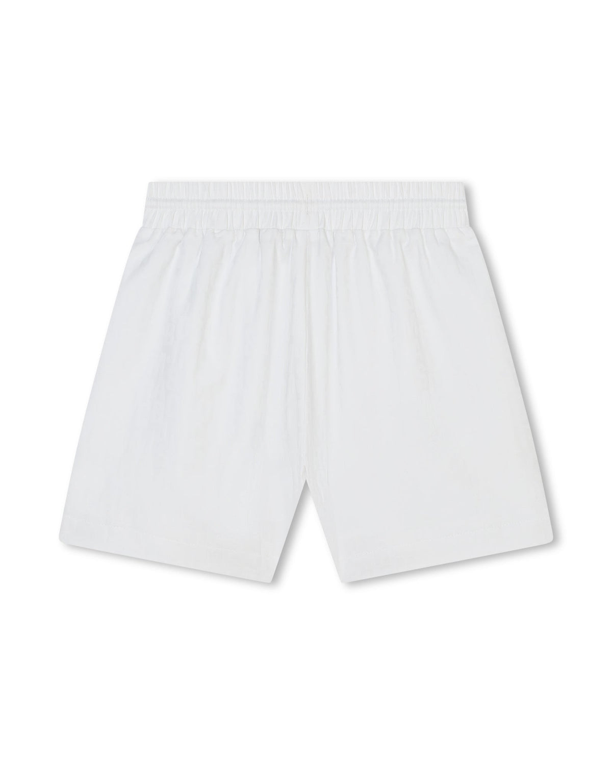 Short à impirmé monogramme - Blanc