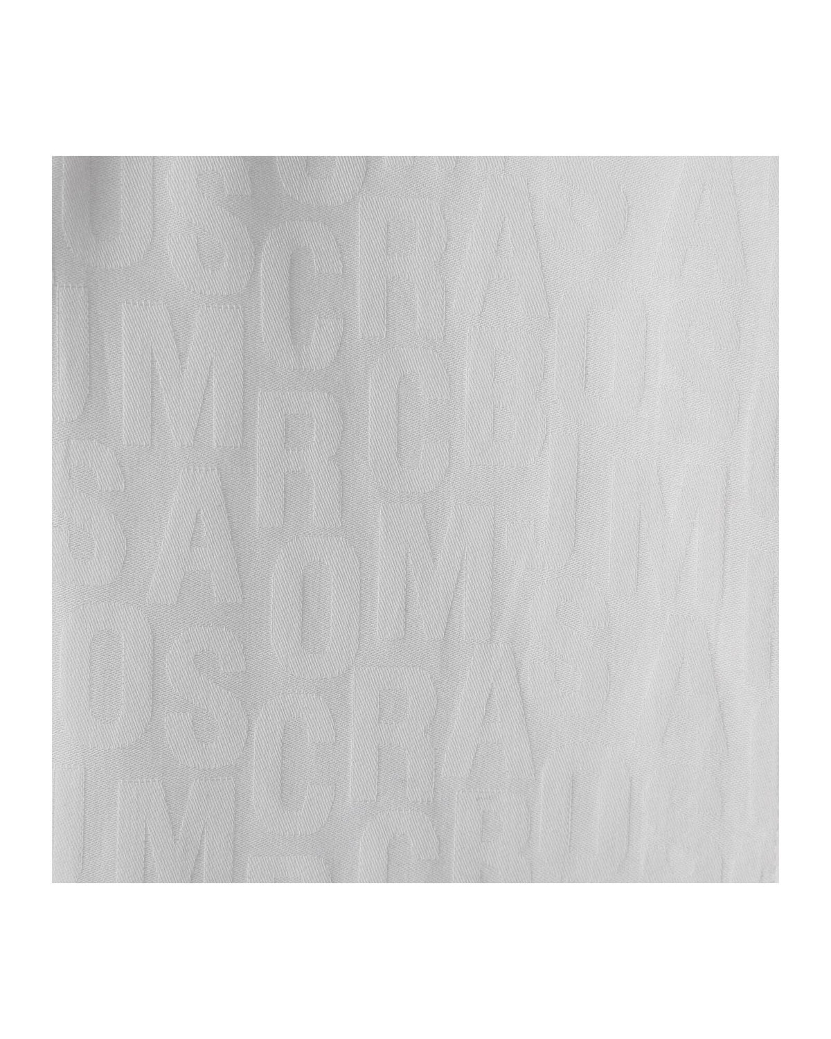 Short à impirmé monogramme - Blanc