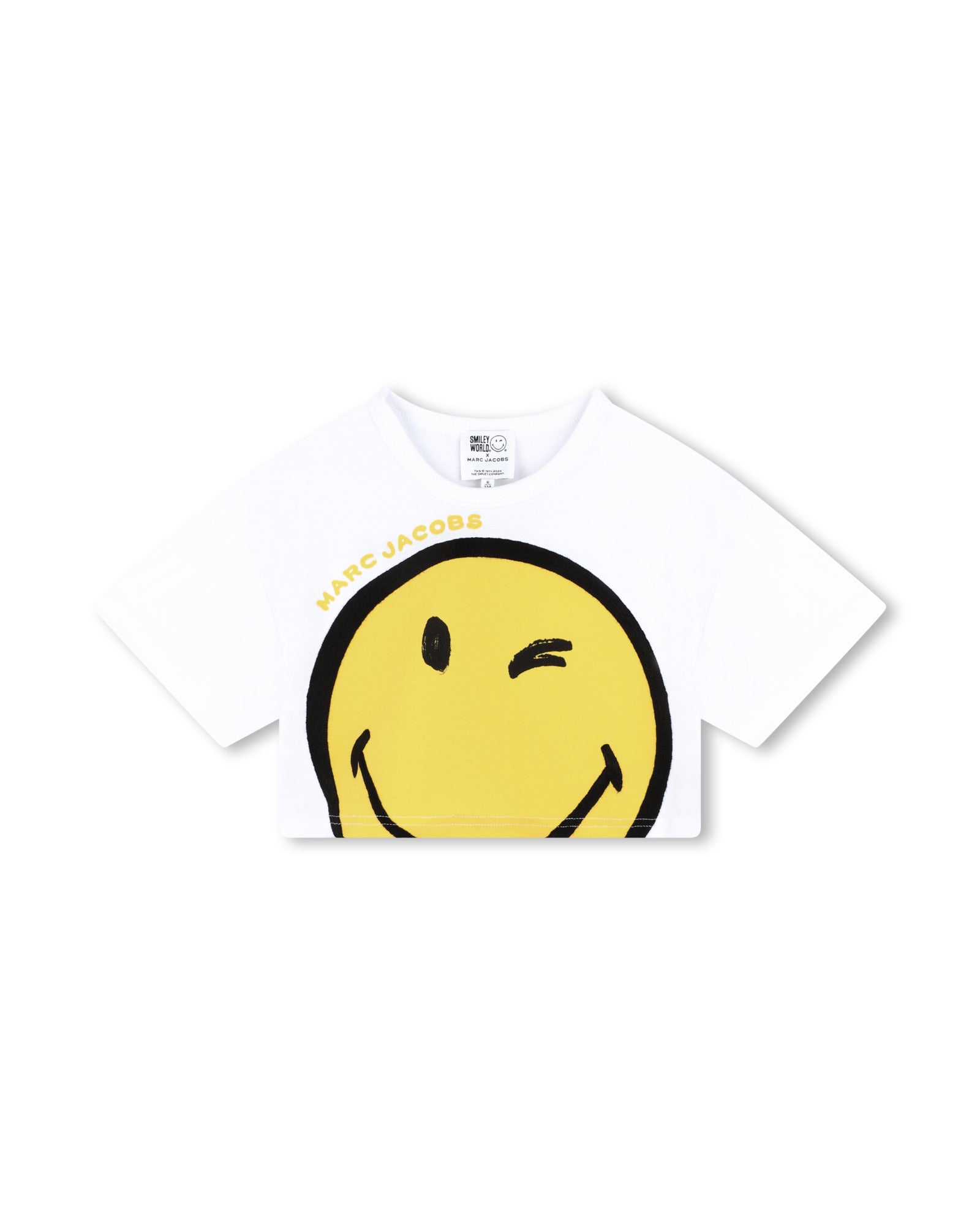 T-shirt court en coton - Blanc