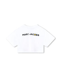 T-shirt court en coton - Blanc
