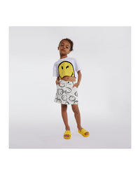 T-shirt court en coton - Blanc