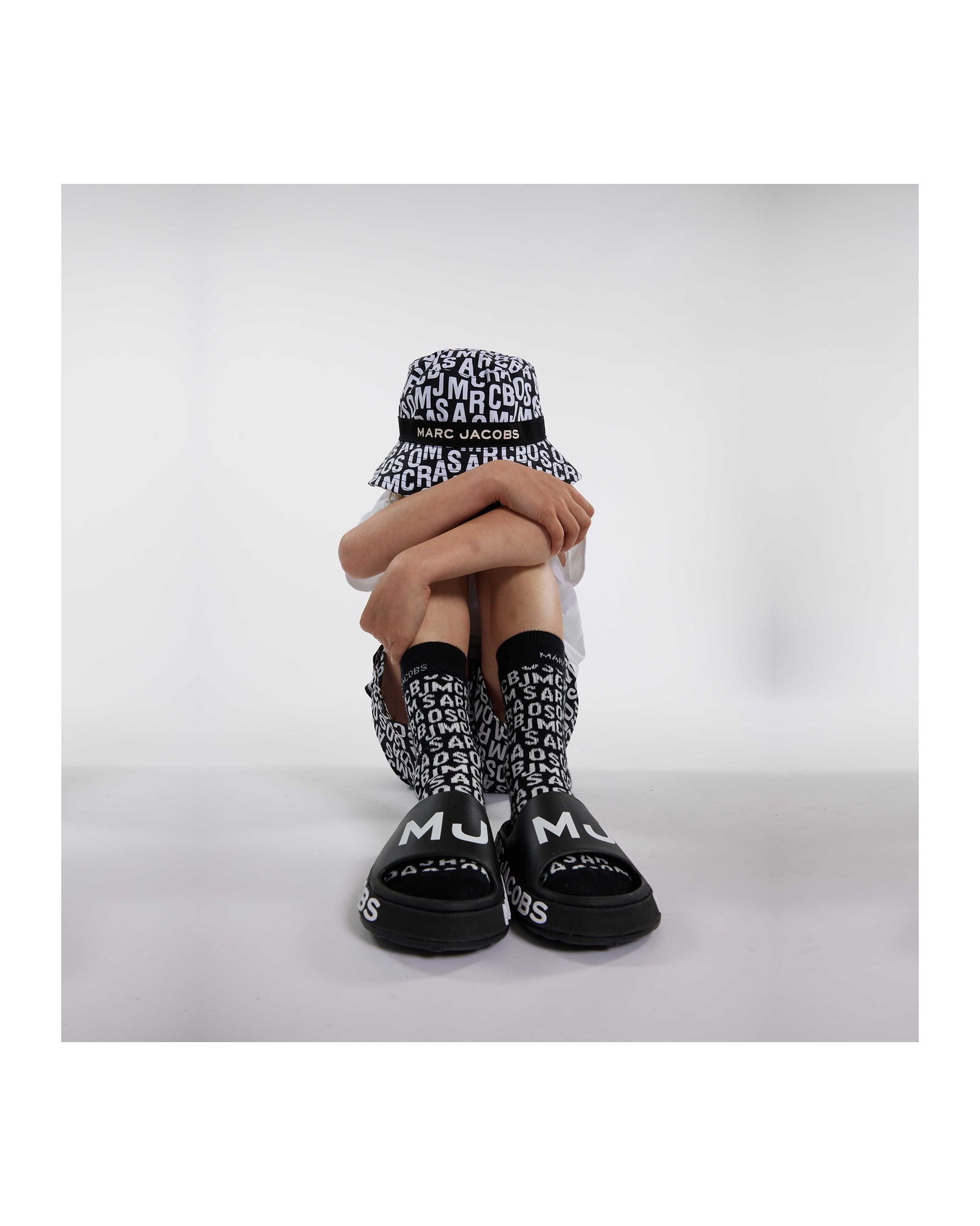 Mules avec marquage Marc Jacobs - Black
