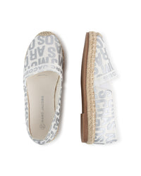 Espadrilles à imprimé monogramme - Ivoire Past