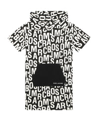 Robe à capuche en coton - Black
