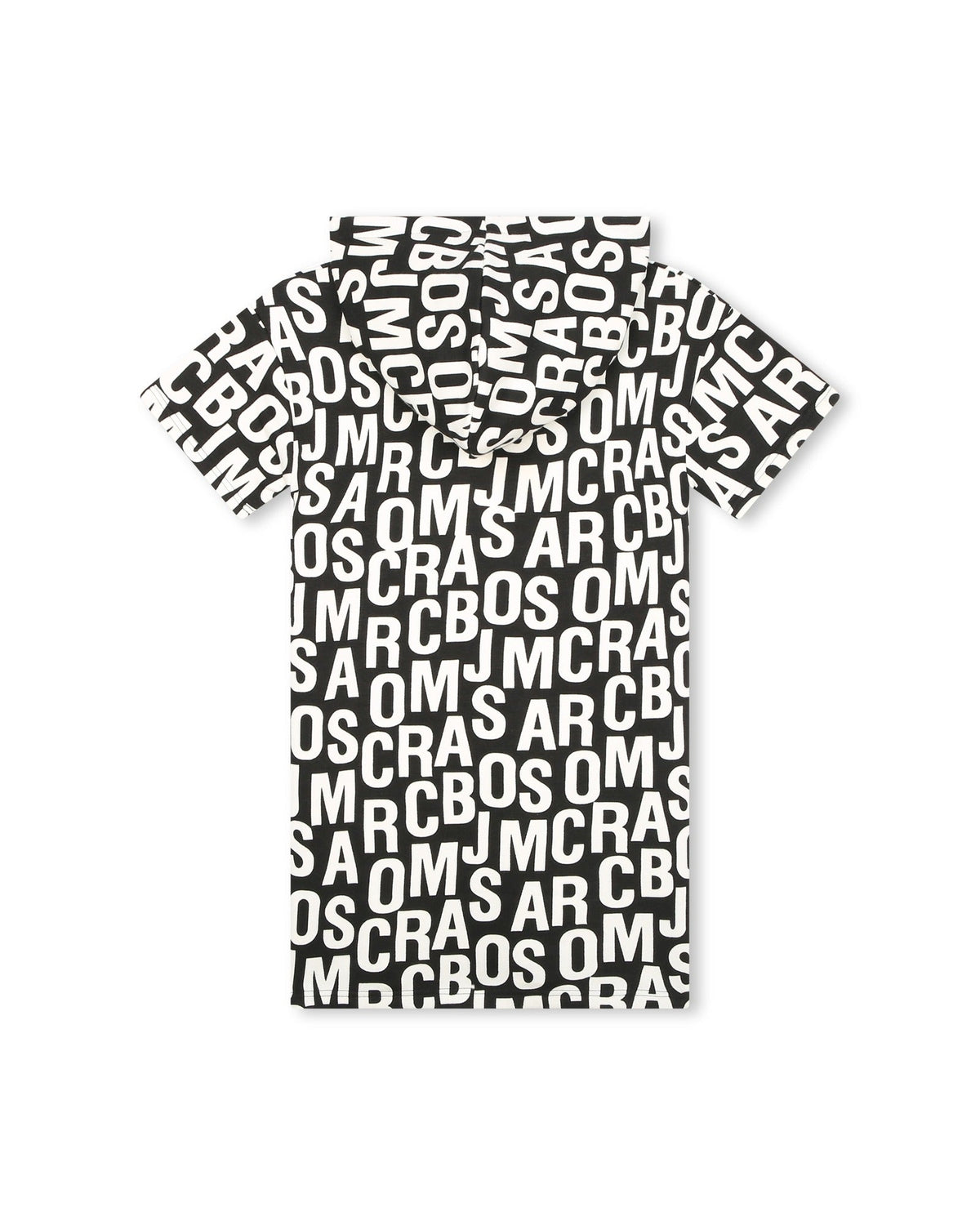 Robe à capuche imprimé - Black
