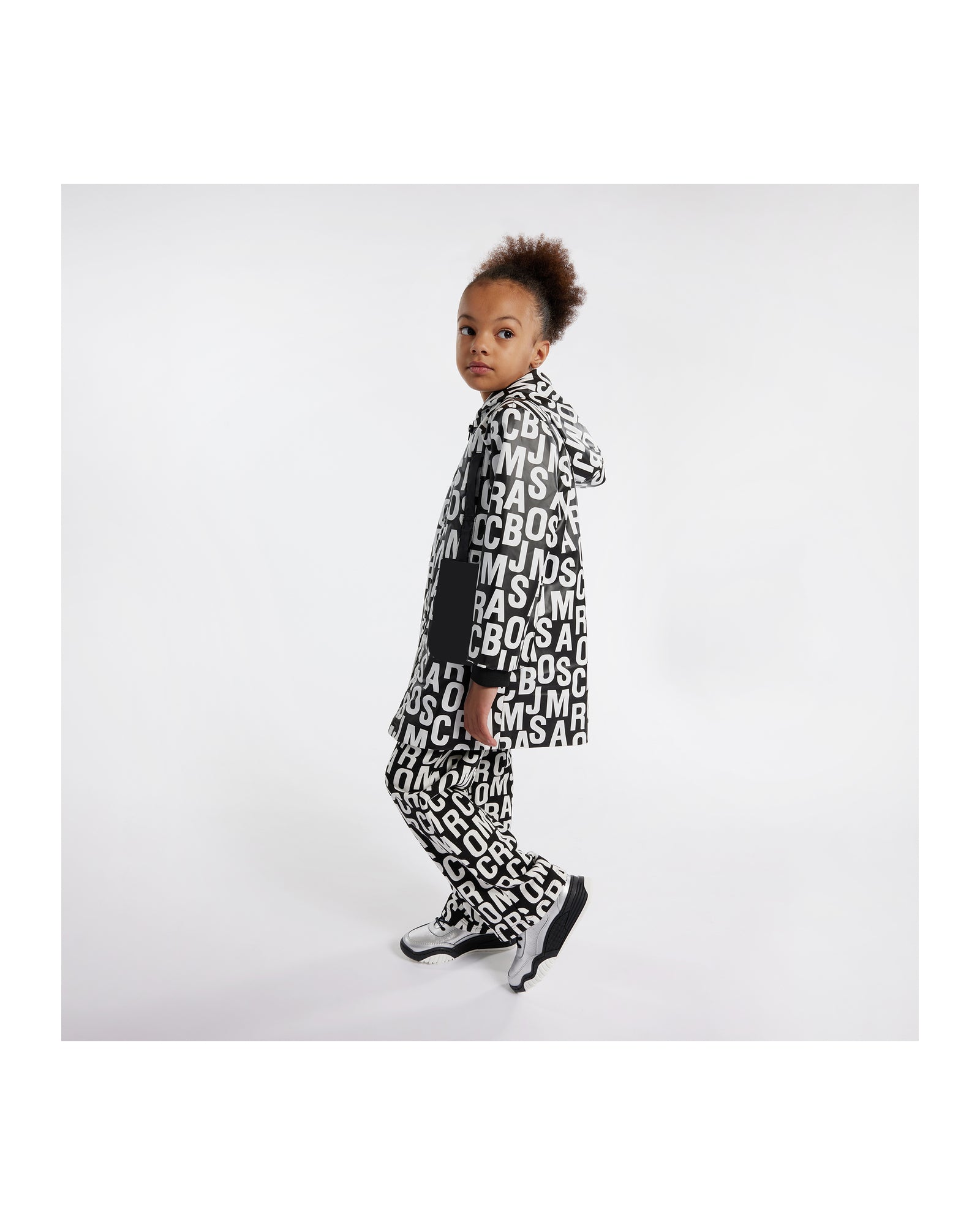 Pantalon de jogging avec monogramme imprimé - Black