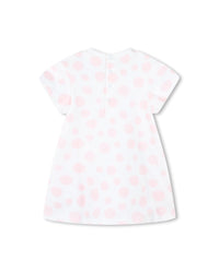 Robe à fermeture pressionnée en coton - Ivoire Past