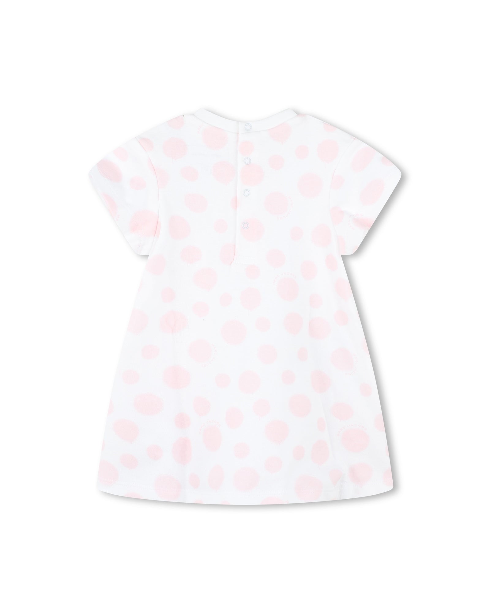 Robe à fermeture pressionnée en coton - Ivoire Past