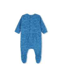 Lot de 2 pyjamas avec ouverture pressionnée au dos - Bright Blue