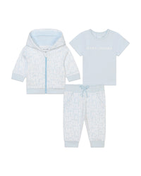 Interlock jogging suit - Glacier Blue