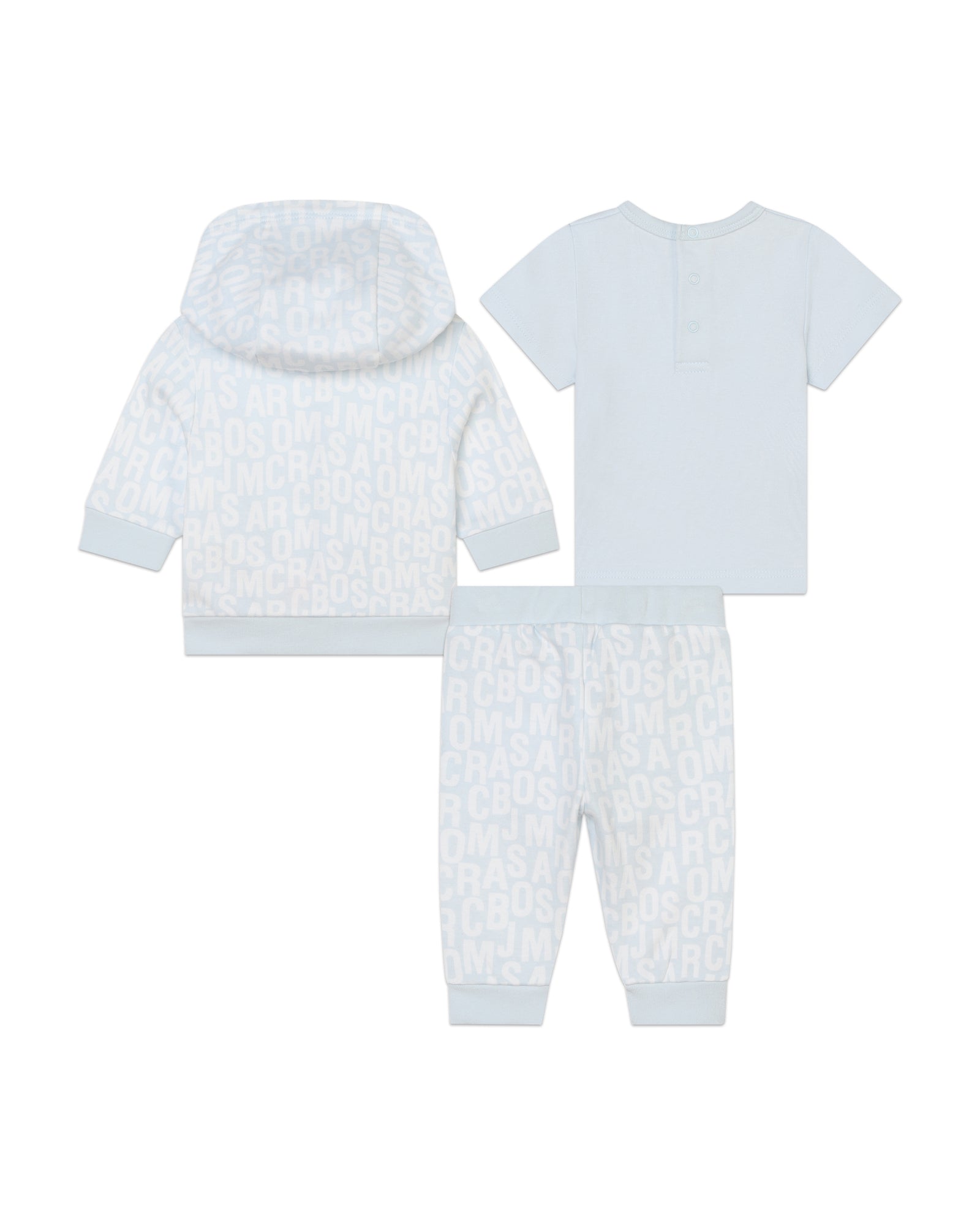 Ensemble jogging en interlock - Bleu Glacier