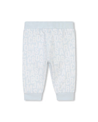 Ensemble jogging en interlock - Bleu Glacier