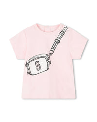 Ensemble t-shirt et short - Rose Blanc