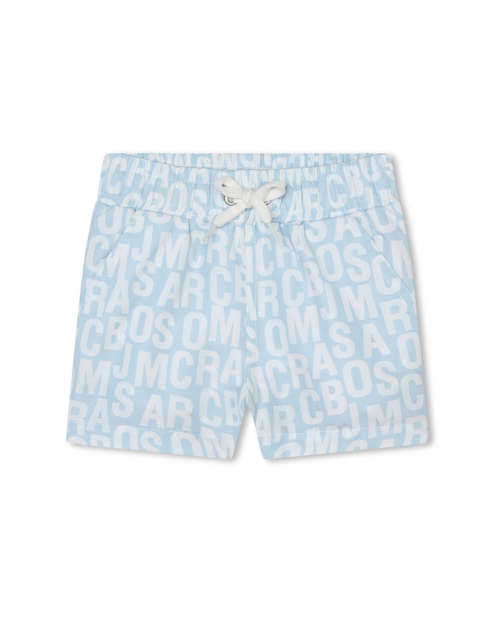 Maillot de bain en imprimé monogramme - Bleu Glacier