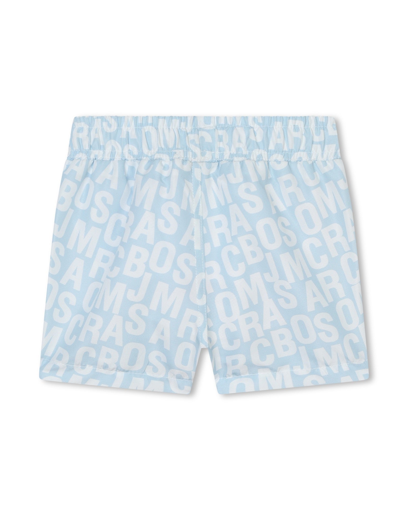 Monogram print swimming costume - Glacier blue