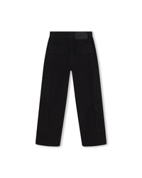Pantalon multipoches en toile ripstop - Black