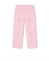 Pantalon multipoches en toile - Hortensia