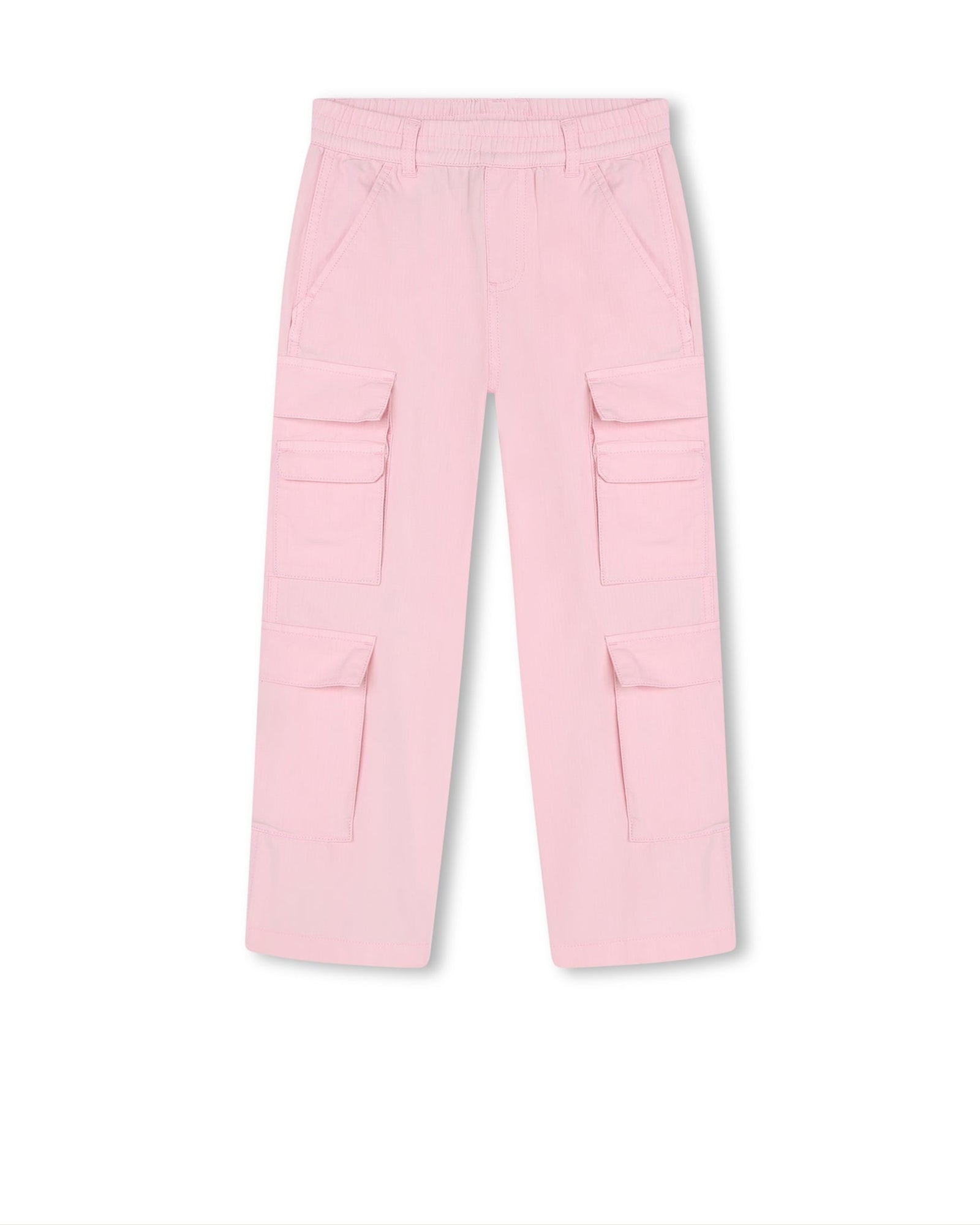 Pantalon multipoches en toile - Hortensia