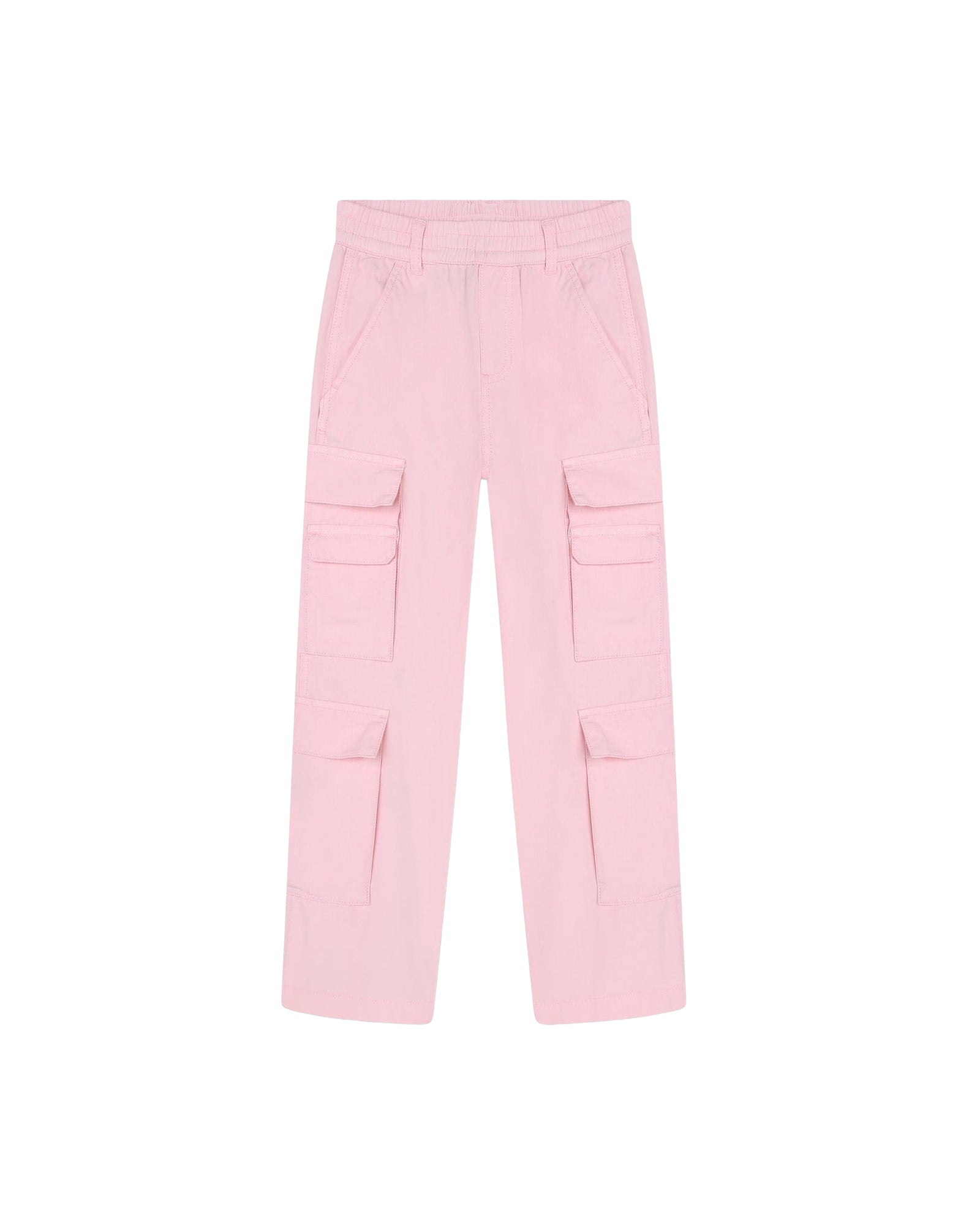 Pantalon multipoches en toile - Hortensia
