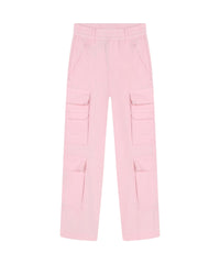 Pantalon multipoches en toile - Hortensia