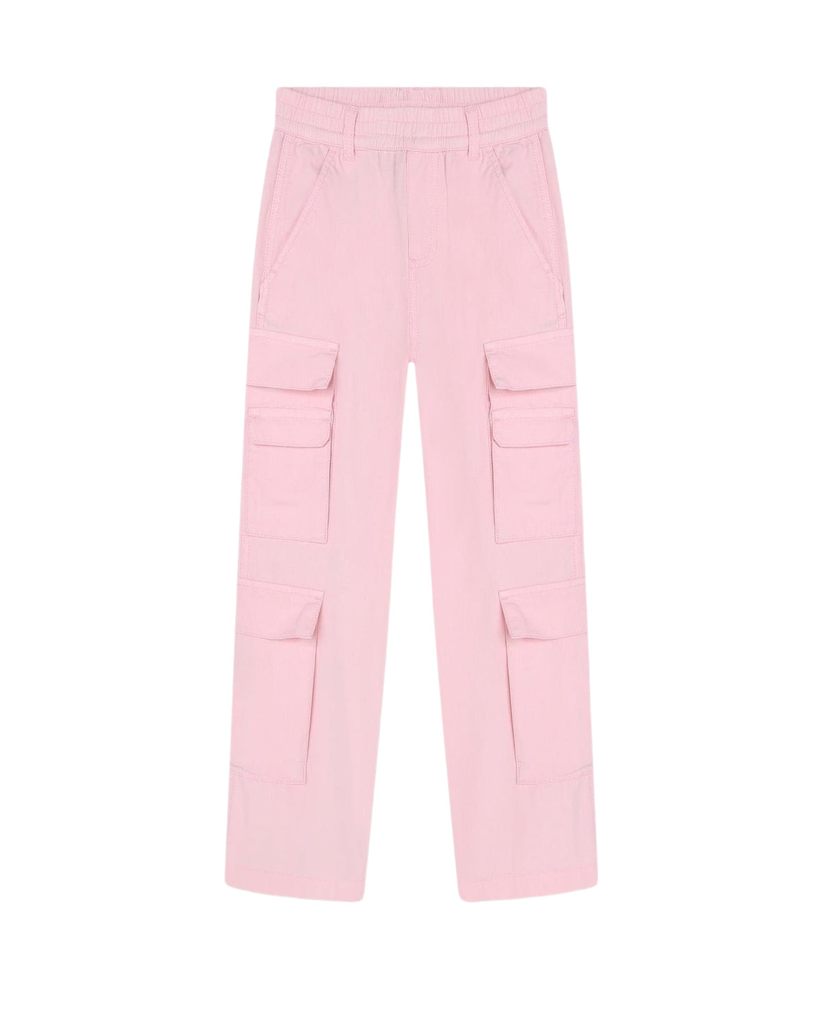 Pantalon multipoches en toile - Hortensia