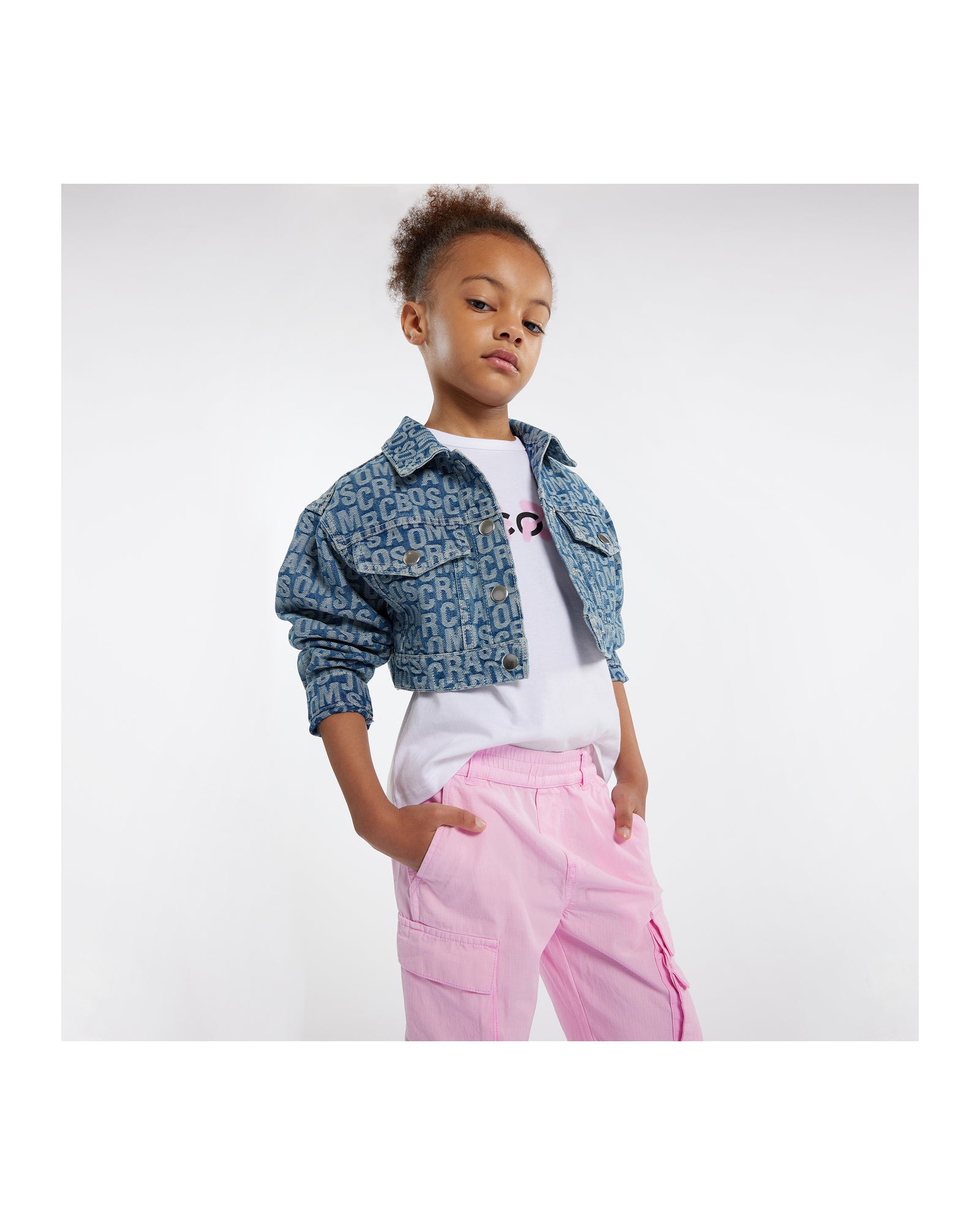 Pantalon multipoches en toile - Hortensia