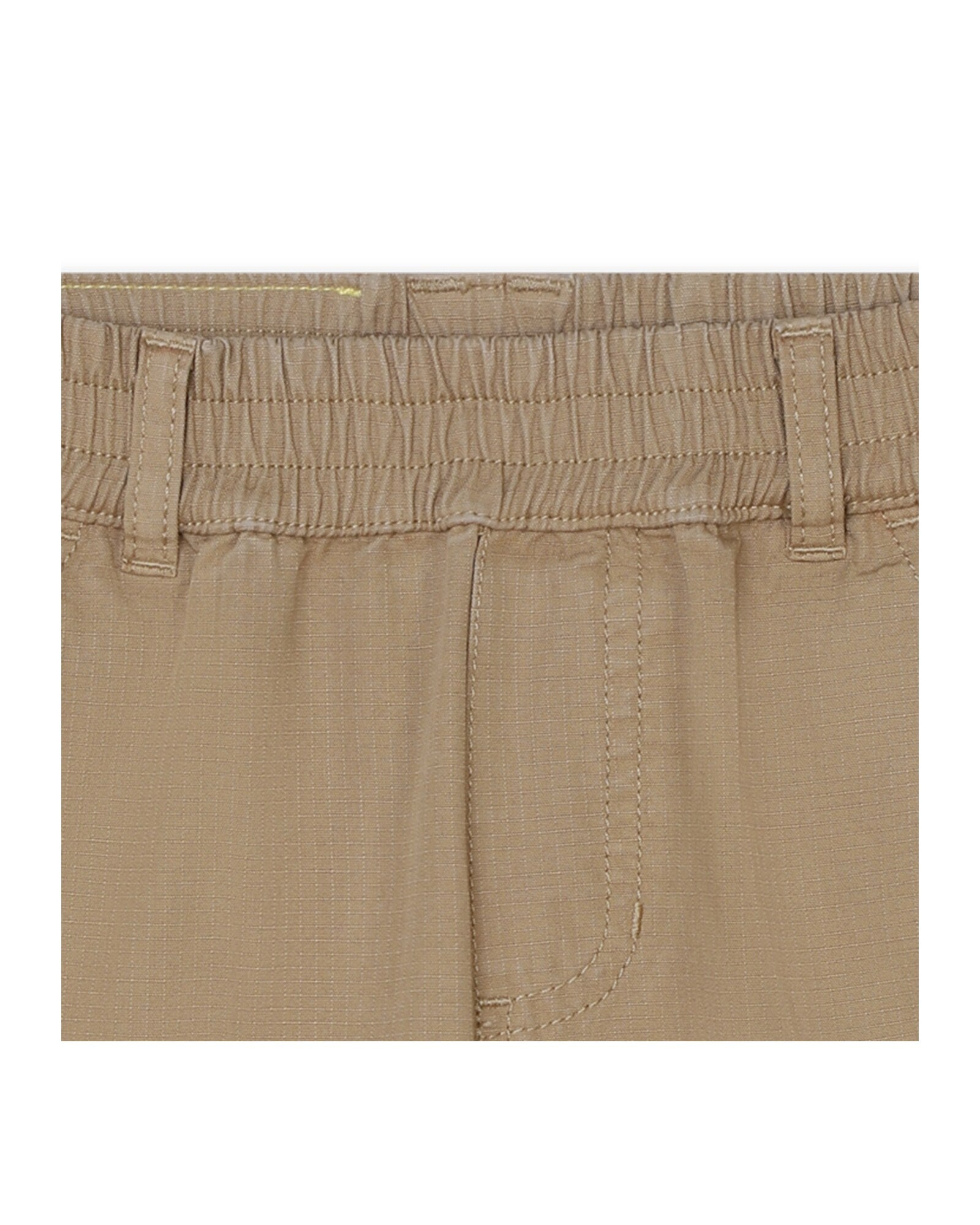 Bermuda multipoches en toile - Beige Foncé
