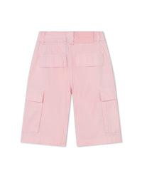 Bermuda multipoches en toile ripstop - Hortensia