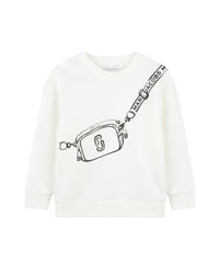 Sweatshirt en molleton - Ivoire Past