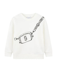 Sweatshirt en molleton - Ivoire Past