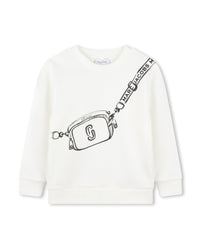 Sweatshirt en molleton - Ivoire Past