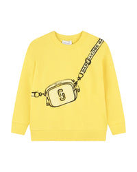 Sweatshirt avec illustration trompe l'oeil - Medium Yello