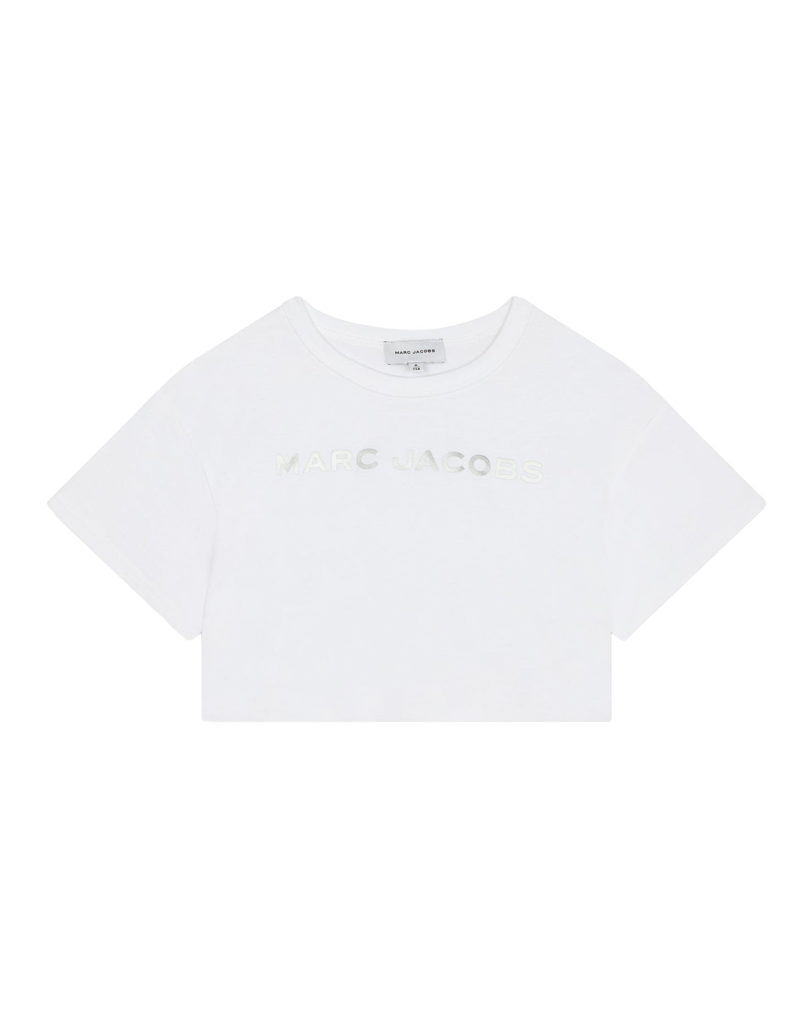 T-shirt court en coton - Blanc
