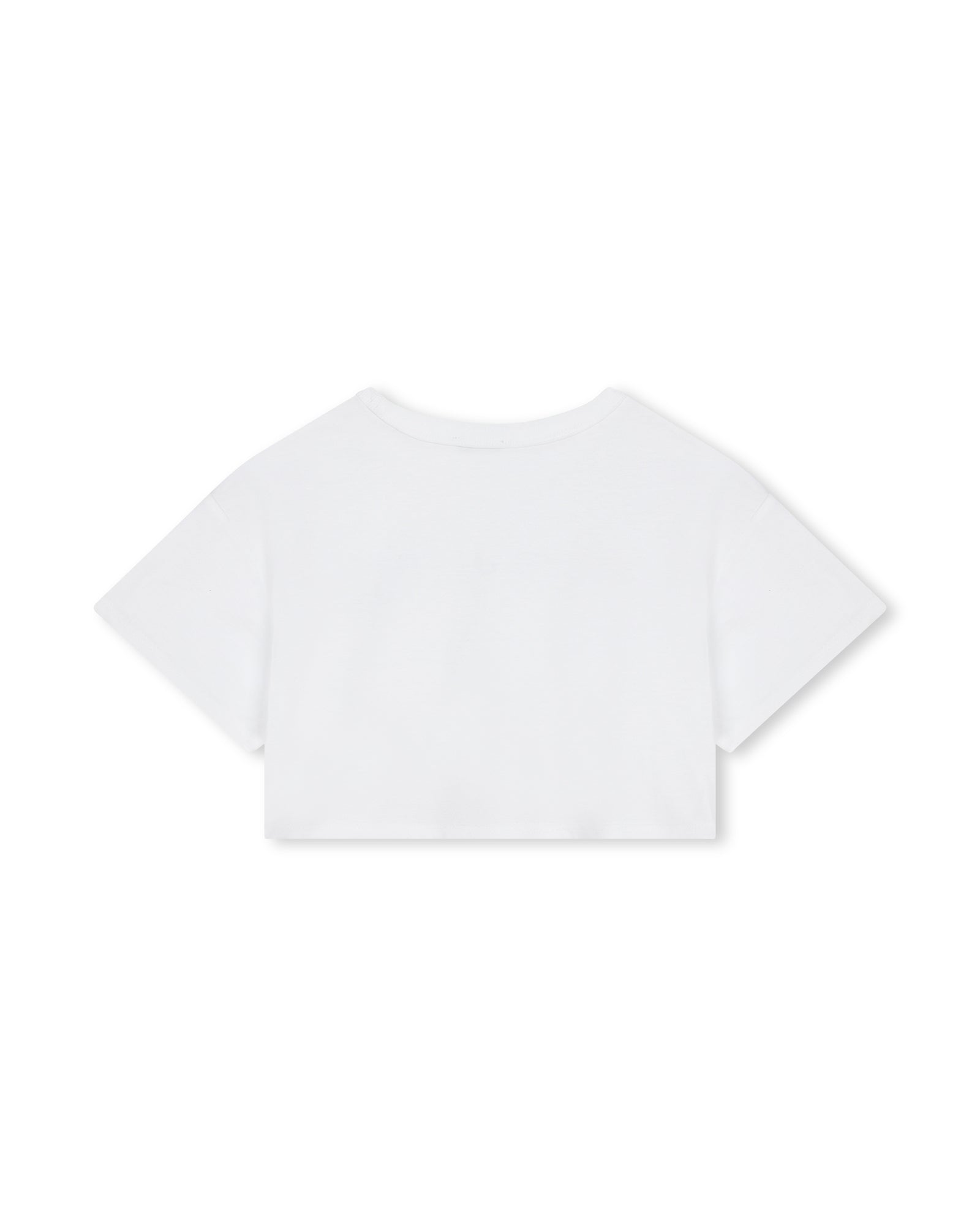 T-shirt court en coton - Blanc