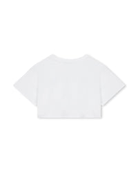 T-shirt court en coton - Blanc