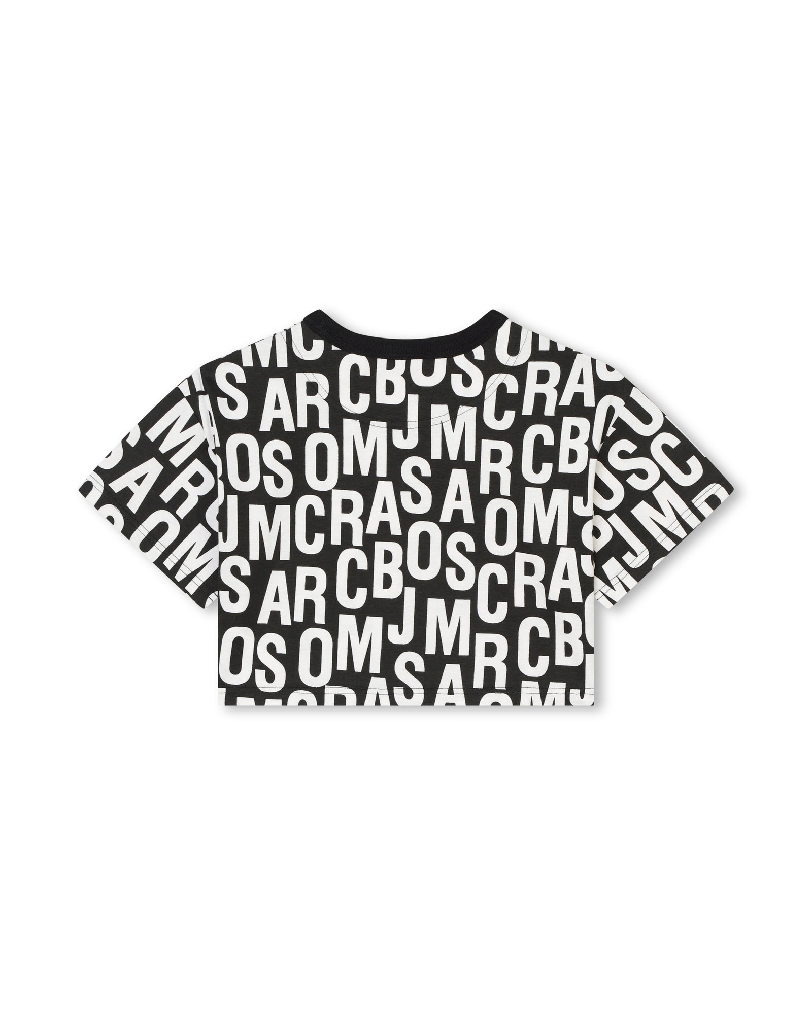 T-shirt à impirmé monogramme - Black
