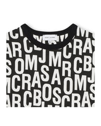 T-shirt à impirmé monogramme - Black