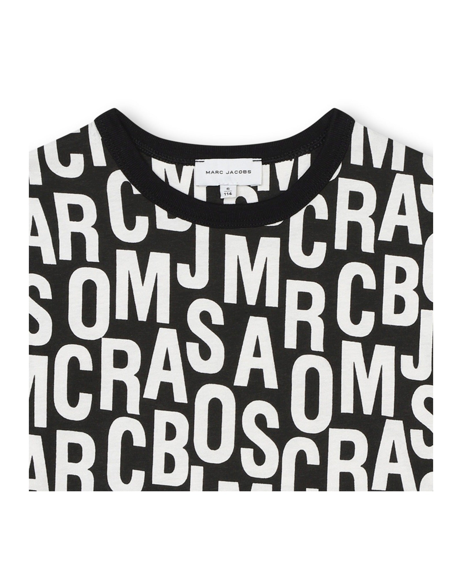 T-shirt à impirmé monogramme - Black